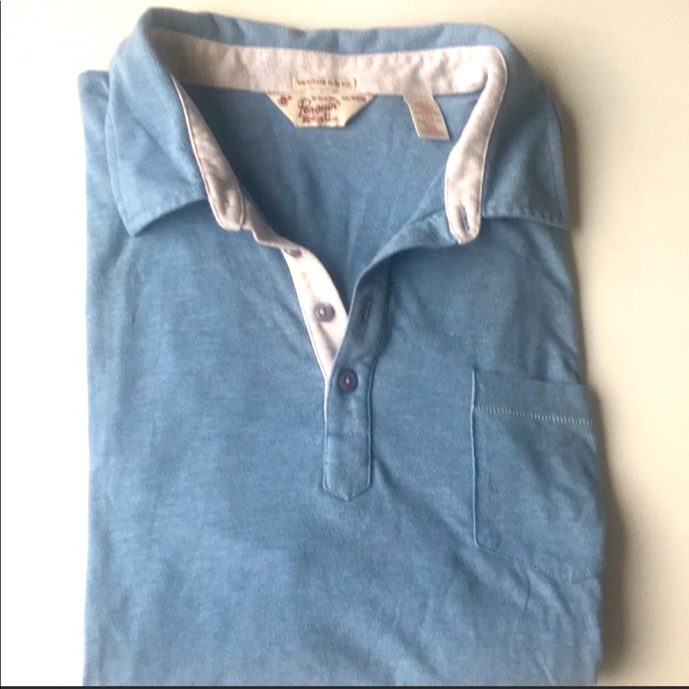 Light Blue Penguin Polo Heritage SlimFit XXL